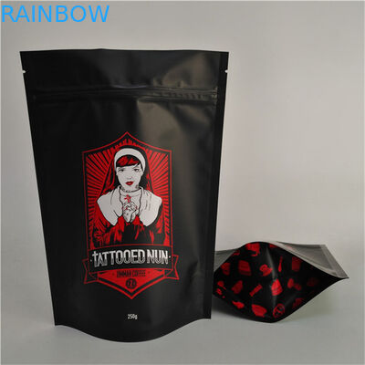 Zindywidualizowany rozmiar Stand Up Pocket With Zipper Matt Finish Aluminium Foil Mylar Doypack