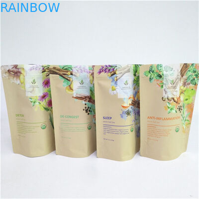 Promocyjne zapewnienie jakości Easy Tear Line Producent Custom Your Own Logo Kraft Paper Bag