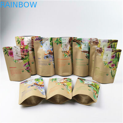 Promocyjne zapewnienie jakości Easy Tear Line Producent Custom Your Own Logo Kraft Paper Bag
