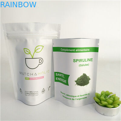 Niestandardowe drukowanie pieczęci cieplnej wielokrotnego użytku stand up bag Food Grade Mylar Sachet Packaging