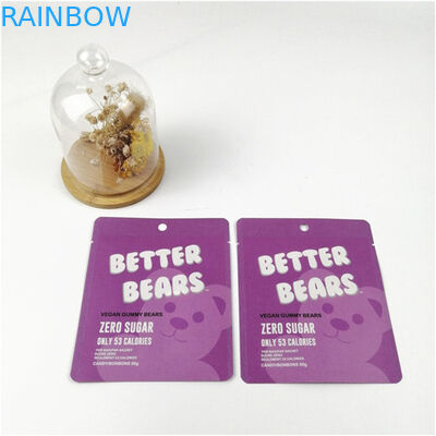 Akceptowane Do 10 kolorów Dostępne Wysokiej jakości, ponownie zamykalny worek opakowaniowy Mylar Sachet