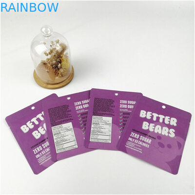 Akceptowane Do 10 kolorów Dostępne Wysokiej jakości, ponownie zamykalny worek opakowaniowy Mylar Sachet