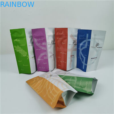 Opakowanie z plastiku do zamykania z powrotem Mat Finish Foil Aluminium Mylar Plastic Standing Bag Logo