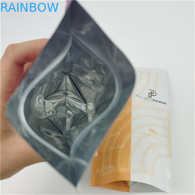 Opakowanie z plastiku do zamykania z powrotem Mat Finish Foil Aluminium Mylar Plastic Standing Bag Logo