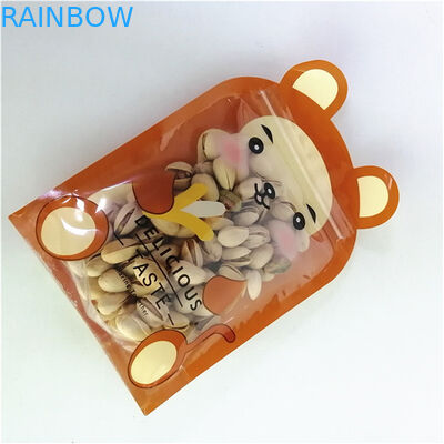 Kolorowe, odporne na zapach i wilgoć, plastikowe torebki Mylar do pakowania typu stand-up