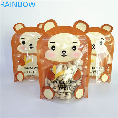 Kolorowe, odporne na zapach i wilgoć, plastikowe torebki Mylar do pakowania typu stand-up