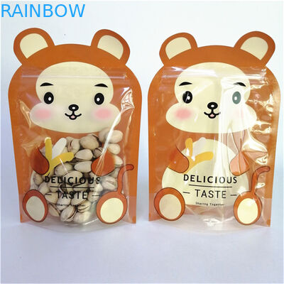 Kolorowe, odporne na zapach i wilgoć, plastikowe torebki Mylar do pakowania typu stand-up