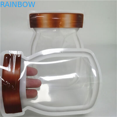 Nowy projekt Najlepiej sprzedający Gęstość niestandardowa Niestandardowe logo Drukowane Stojąco Zamknięta Torba Plastic Food Seal Packaging