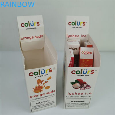 Gorące logo na zamówienie wyciągające pudełko wyświetleniowe Karton PDQ Płyty wyświetleniowe faliste