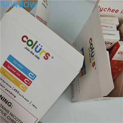 Gorące logo na zamówienie wyciągające pudełko wyświetleniowe Karton PDQ Płyty wyświetleniowe faliste