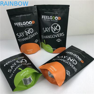 Zastosowany rozmiar i projekt Potrzeby Stojąca folia aluminiowa Zamknięty worek Bezwonny zapach Zastosowany Drukowany