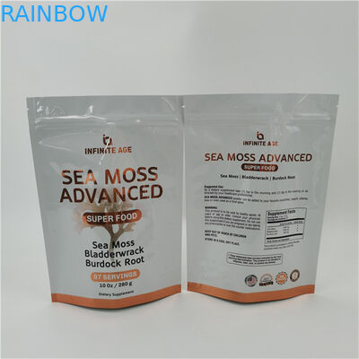 Akceptowane Do 10 kolorów Dostępne Łatwe łzawy linia Stoj worek torba pieczęć cieplna Zipper Top