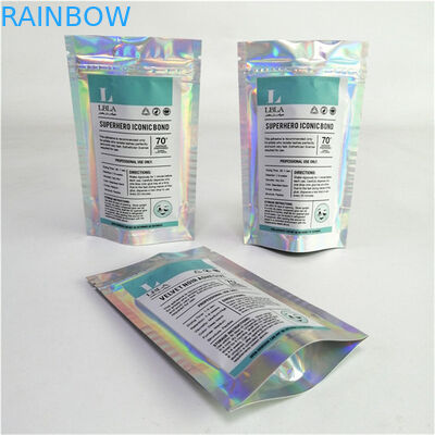 Sprzedaż hurtowa Niestandardowe Logo Drukowanie cyfrowe Plastic PET Gładkie Przystosowana Cena Stojące worki z zamkiem