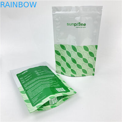 Maty PET/PE Zipper Food Doypack z akceptowanym logo na zamówienie