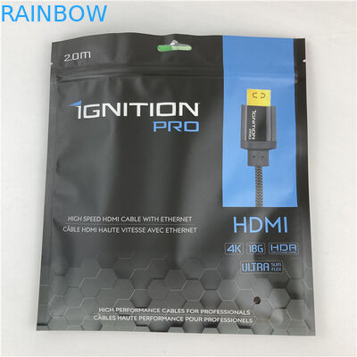 Trzystronne zamknięte worki opakowaniowe Mylar płaska torba z zamkiem akceptowane do 10 kolorów