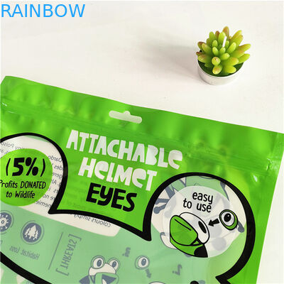 Środowiskowo przyjazny, trójstronny, zamknięty worek Mylar z zamkiem