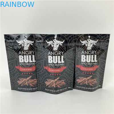 Pojemnik stojący z wyciągiem zamykania/pojemnik opakowania drukowany cyfrowo