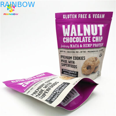 Matte Finish Kolorowe Drukowanie Folia Aluminiowa Mylar Doypack z dostosowanym rozmiarem i projektem