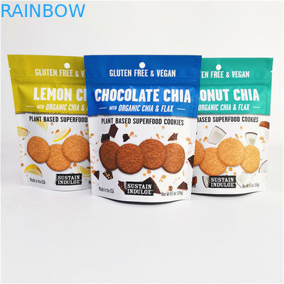 Logo na zamówienie Drukowana folia aluminiowa Mylar Doypack z grawerowaniem Drukowanie powierzchni obsługi