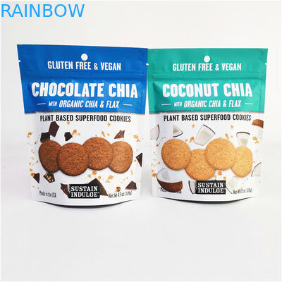 Logo na zamówienie Drukowana folia aluminiowa Mylar Doypack z grawerowaniem Drukowanie powierzchni obsługi