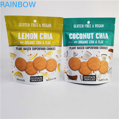 Logo na zamówienie Drukowana folia aluminiowa Mylar Doypack z grawerowaniem Drukowanie powierzchni obsługi