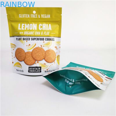 Logo na zamówienie Drukowana folia aluminiowa Mylar Doypack z grawerowaniem Drukowanie powierzchni obsługi