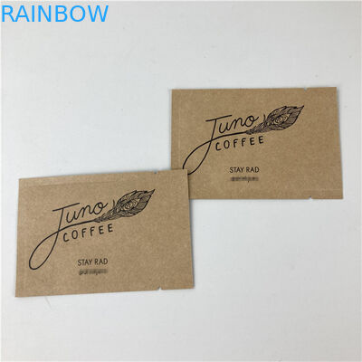 Trzystronne zamknięte torebki papierowe Mylar Kraft