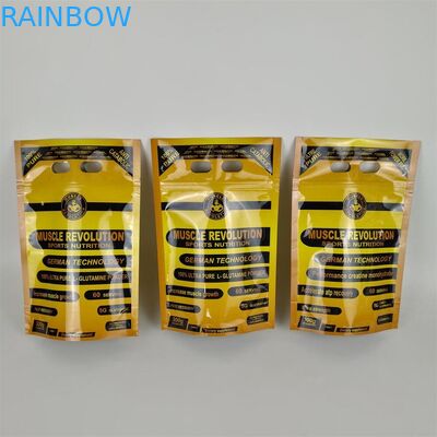 Protein Powder Ziplock Food Packaging Bags z cyfrowym drukiem plastikowym