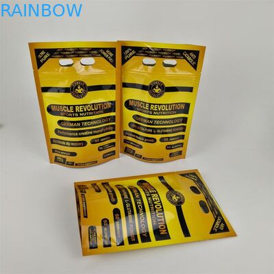 Protein Powder Ziplock Food Packaging Bags z cyfrowym drukiem plastikowym