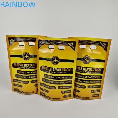 Protein Powder Ziplock Food Packaging Bags z cyfrowym drukiem plastikowym