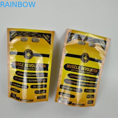 Protein Powder Ziplock Food Packaging Bags z cyfrowym drukiem plastikowym