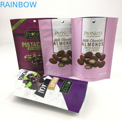 Niestandardowa Matte Stand Up Pouch Aluminium Foil Mylar Bag Powder Packaging