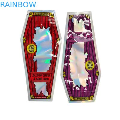 Tłuszcz z liści tytoniowych Cukierki ciasteczkowe Gummy Suche Blumenkraut Grabba Leaf Die Cut 3,5 g Mylar Bags