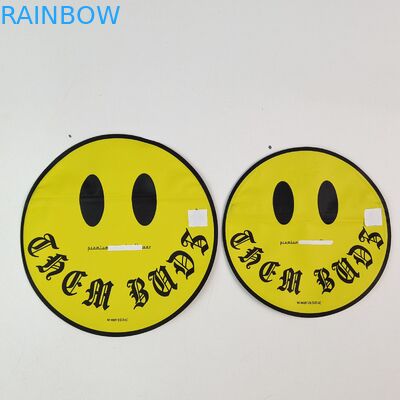 Nieregularne 3,5g 7g torebki Mylar z zamkiem wewnątrz Drukowanie folia aluminiowa zapach do jedzenia plastikowa torebka