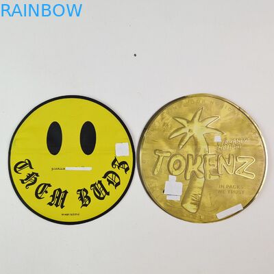 Nieregularne 3,5g 7g torebki Mylar z zamkiem wewnątrz Drukowanie folia aluminiowa zapach do jedzenia plastikowa torebka