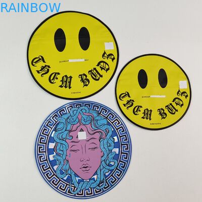 Nieregularne 3,5g 7g torebki Mylar z zamkiem wewnątrz Drukowanie folia aluminiowa zapach do jedzenia plastikowa torebka