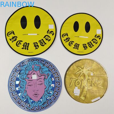 Nieregularne 3,5g 7g torebki Mylar z zamkiem wewnątrz Drukowanie folia aluminiowa zapach do jedzenia plastikowa torebka