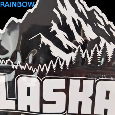 Jadalne Cali 3,5g 7g Mylar Ziplock Miękki w Dotyku Odporny na Zapachy Nieregularny Kształt Ciasteczka Wykrojnik Opakowanie Plastikowa Saszetka