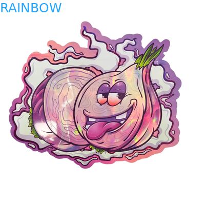 Miękkie dotykowe holograficzne torby Mylar z zamkiem na słodycze zioło suche kwiaty gumkowe ciasteczka cukier opakowanie zabezpieczone przed dziećmi