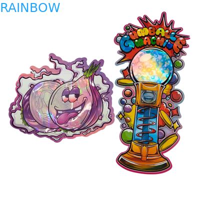 Ściśnięte 3,5 g plastikowe torebki błyszczące zamek Mylar dla zioła gumkowego cukierków opakowania Proof Smell błyszcząca powierzchnia