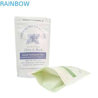 Biodegradowalny worek z papieru Kraft Biały worek z opakowaniem z plastikiem do żywności dla zwierząt domowych Kompostowalny