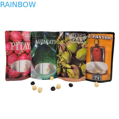 Opakowanie z torbą stojącą, trzystronna pieczęć, płaska, wielokrotnie używalna szyba z zamkniętym zamkiem, Mylar, folia aluminiowa, plastikowe torebki wielokrotnego użycia