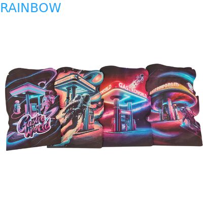 Nieregularny kształt, wycięte z gęby Mylar do gumek do ciasteczek, papierosy, plastikowy worek PET z dziecięcością, torby z zamkiem