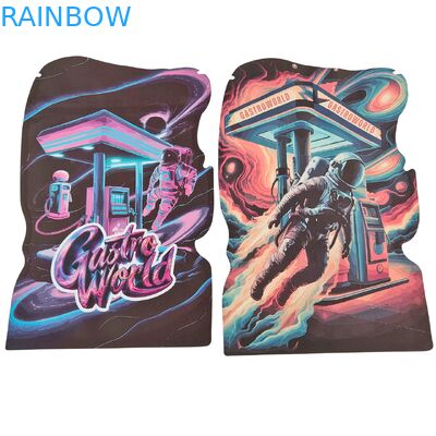 Nieregularny kształt, wycięte z gęby Mylar do gumek do ciasteczek, papierosy, plastikowy worek PET z dziecięcością, torby z zamkiem