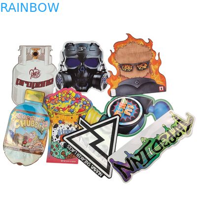 Spersonalizowane logo 3,5g 7g 14g Zamykana torebka z tworzywa sztucznego PE do pakowania żywności, zamykana na suwak, foliowa torebka Mylar, odporna na zapachy, na zioła, żelki