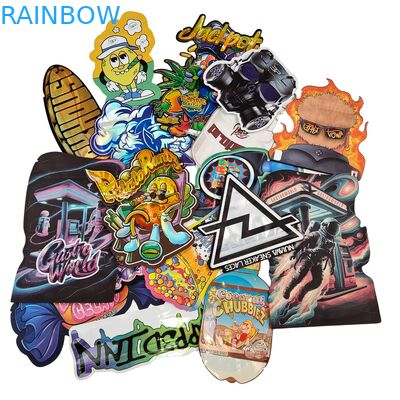 Spersonalizowane logo 3,5g 7g 14g Zamykana torebka z tworzywa sztucznego PE do pakowania żywności, zamykana na suwak, foliowa torebka Mylar, odporna na zapachy, na zioła, żelki