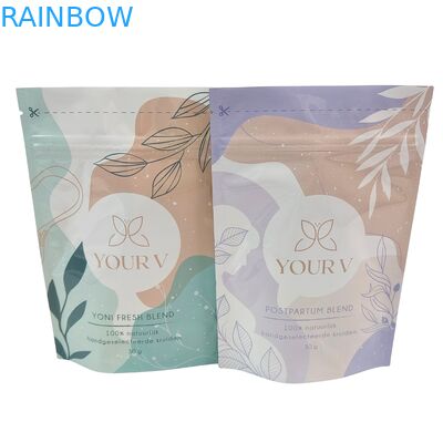 Niestandardowe biodegradowalne torebki Mylar dla soli do kąpieli 4OZ 5OZ Stand Up Pouch