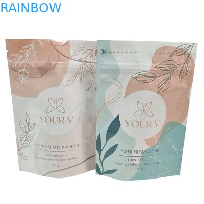 Niestandardowe biodegradowalne torebki Mylar dla soli do kąpieli 4OZ 5OZ Stand Up Pouch