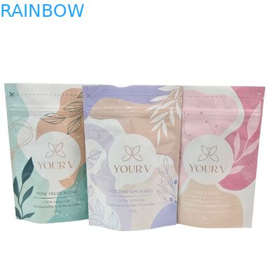 Niestandardowe biodegradowalne torebki Mylar dla soli do kąpieli 4OZ 5OZ Stand Up Pouch