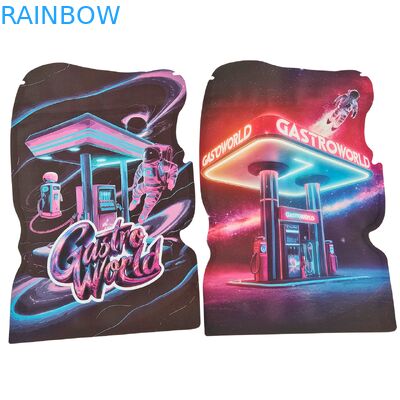 Specjalnie wycięte torby Mylar 3,5g-28g z zamkiem antykoncepcyjnym